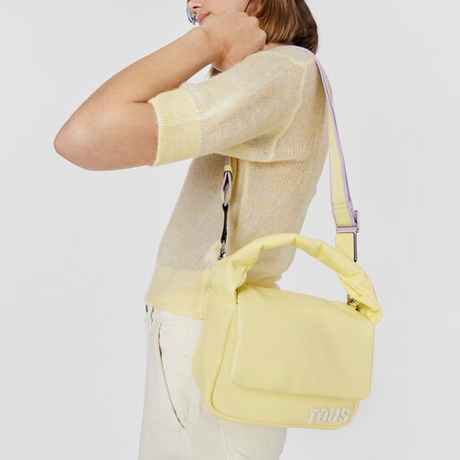 Sac à bandoulière petit jaune TOUS Carol