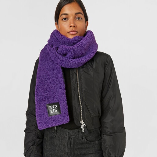 Fioletowy szal TOUS Pop Warm