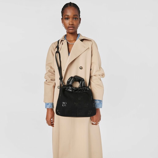 Saca mediana negra TOUS TO-US