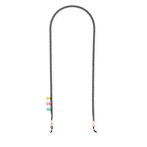 Cadena para gafas negra y dorada Bears Chain