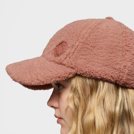 Dark pink Cap TOUS FAUX