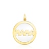 Large Silver Vermeil TOUS Mama Pendant