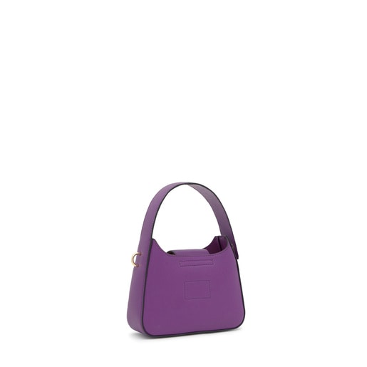 Mini bolso de hombro morado TOUS Lucia