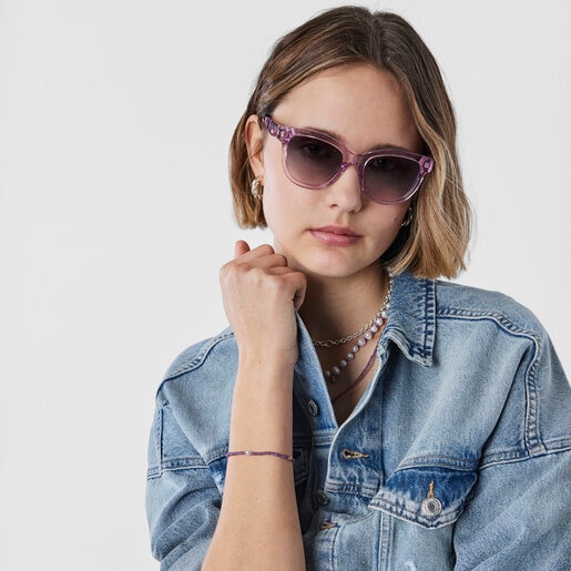 צמיד TOUS Joy Bits מוורמיל כסף ואמטיסט