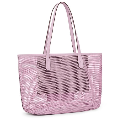 Mauve TOUS Net Tote bag | TOUS