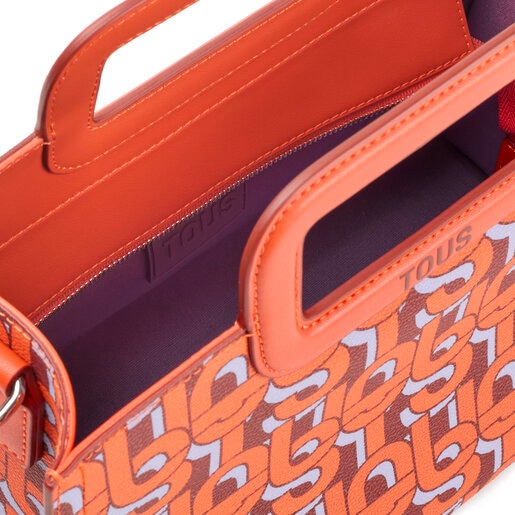 حقيبة تسوُّق Amaya متوسطة الحجم باللون البرتقالي من تشكيلة TOUS MANIFESTO