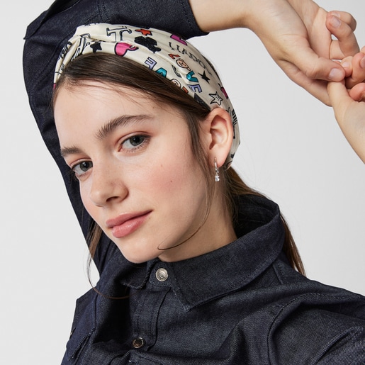 Elastic headband Tous Samba multicolor