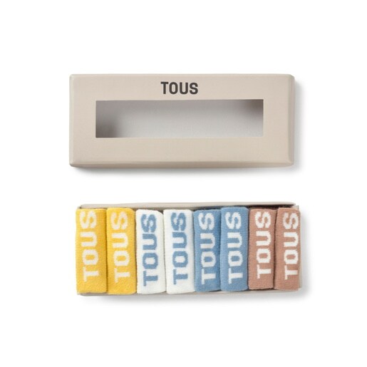 Pack of 4 pairs of baby socks in SSocks unique