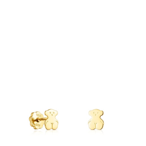 Pendientes de oro motivo oso 0,5cm. Baby TOUS