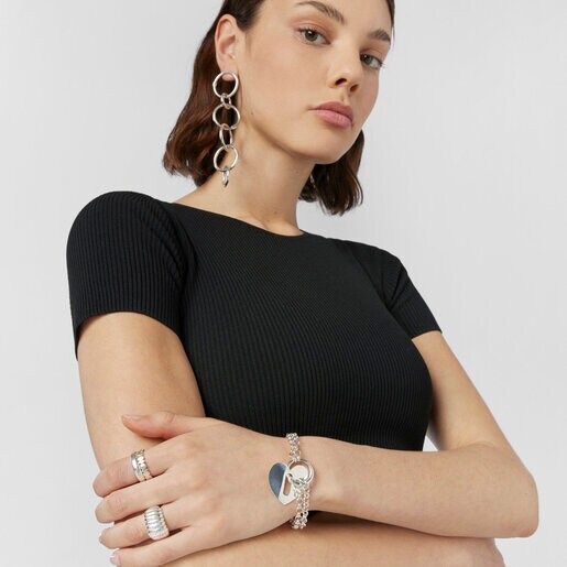 Подвеска с сердцем Hold Metal из серебра