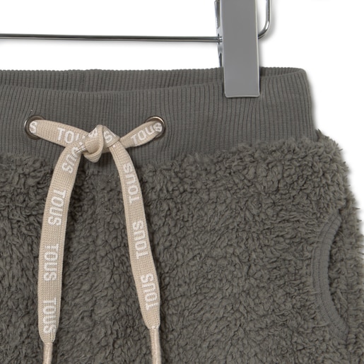 Fleece joggers in Casual grey