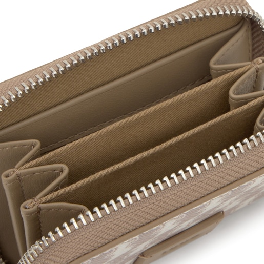 كيس نقود مزدوج الاستخدام باللون البيج من التشكيلة TOUS Bear