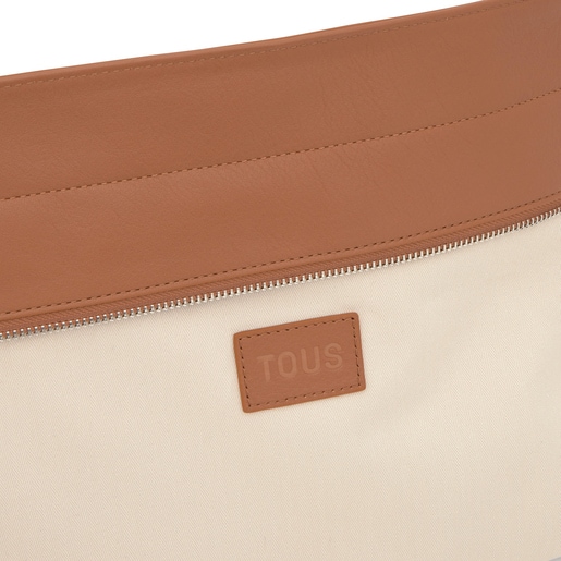 Shopper grande de piel camel TOUS Hold