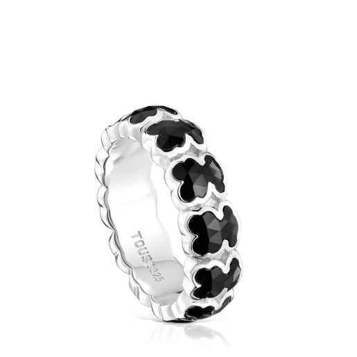 Ring Anillo Tous Caucho Pack Pink TOUS Beach Caucho Triple Ring