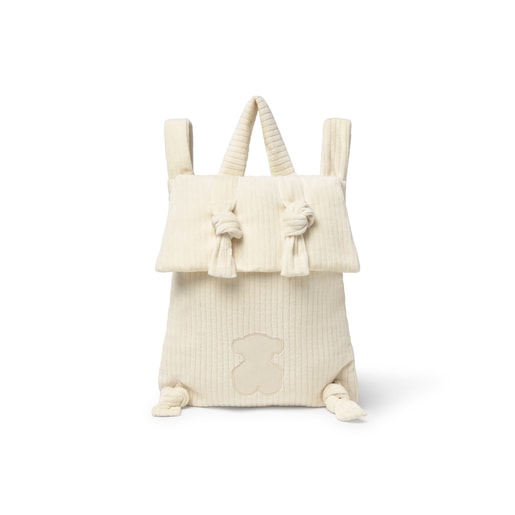 Baby preschool backpack in Arc ecru