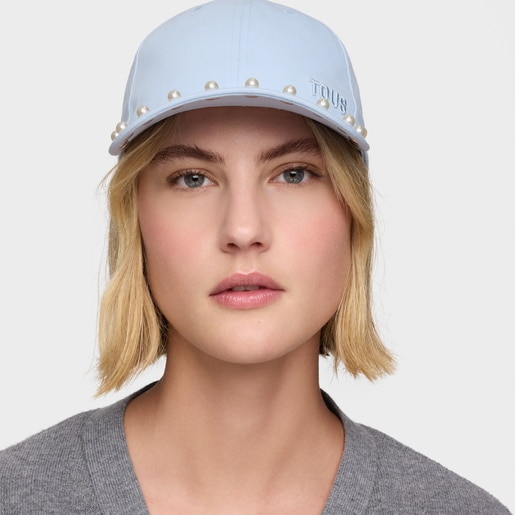Sky blue Cap TOUS Pearls