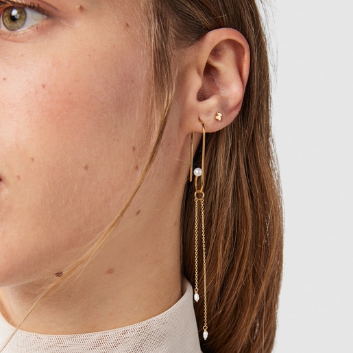 Silver Vermeil Nenufar Chain with Pearl