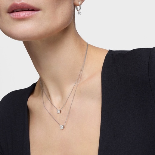 Gargantilla de platino con diamante creado en laboratorio 0,70 ct Shine LGD