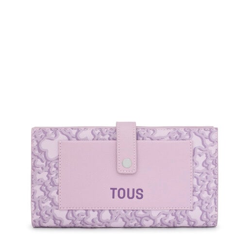 Fiołkowo-różowy portfel Kaos Mini Evolution Pocket