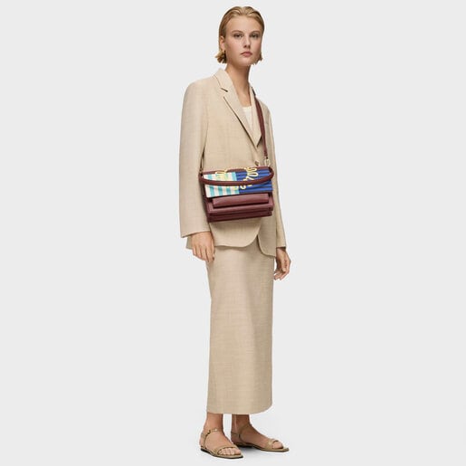 Bandolera mediana Audree marrón TOUS Hanna