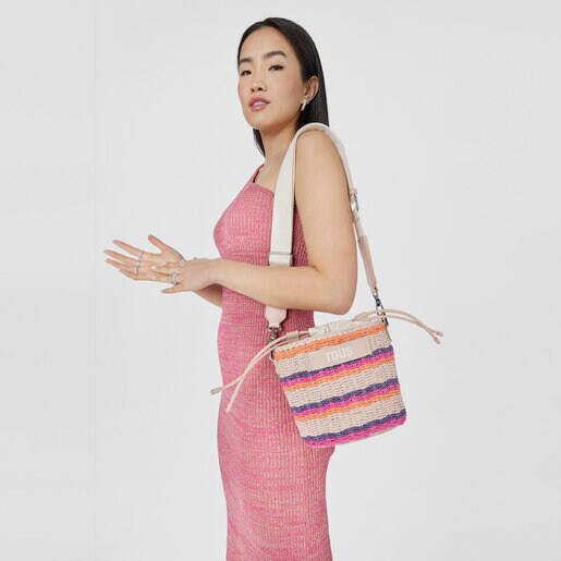 トープカラーのワンショルダーバッグ TOUS Scoubidou