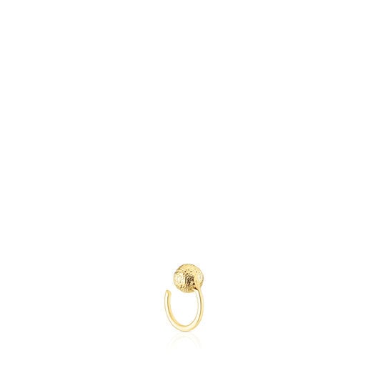 Gold single Hoop earring Sylvan