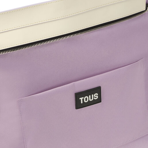 حقيبة تسوق كبيرة من الجلد باللون البيج من تشكيلة TOUS Candy