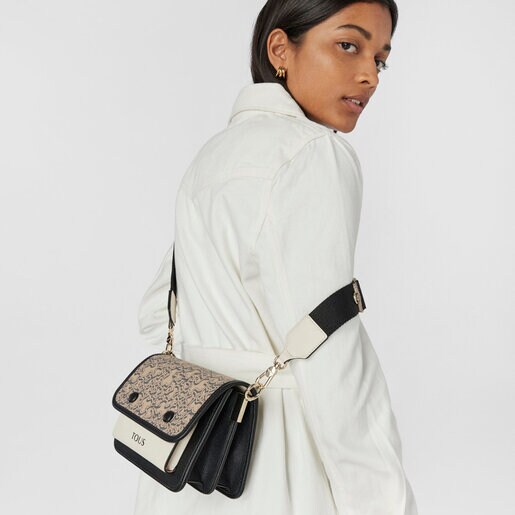 Small taupe TOUS Kaos Mini Evolution Audree Crossbody bag