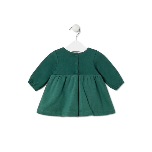 Baby girls dress in Trend green