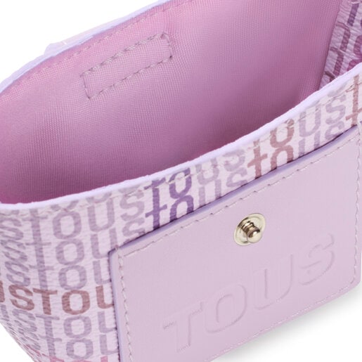 Mauve TOUS Cecilia Mini-pendant with bag inside