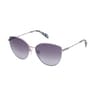 Kupferfarbene Sonnenbrille Metal Pearl