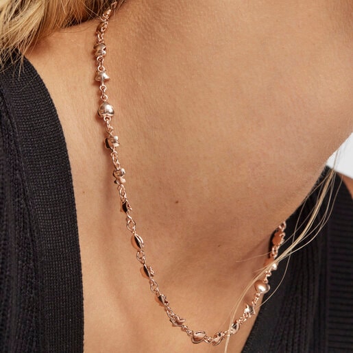 Колье Mini Icons из розового вермеля