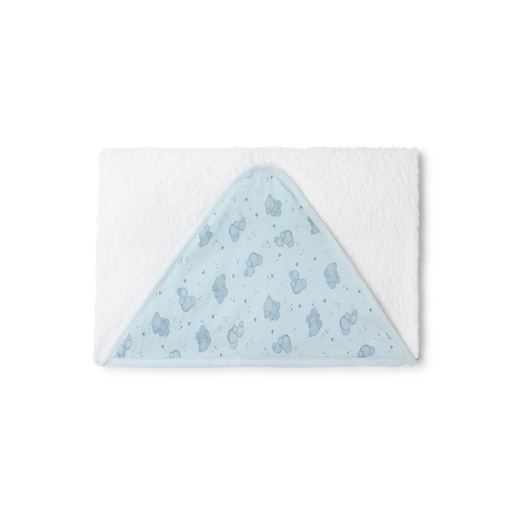 Baby bath cape in Pic sky blue