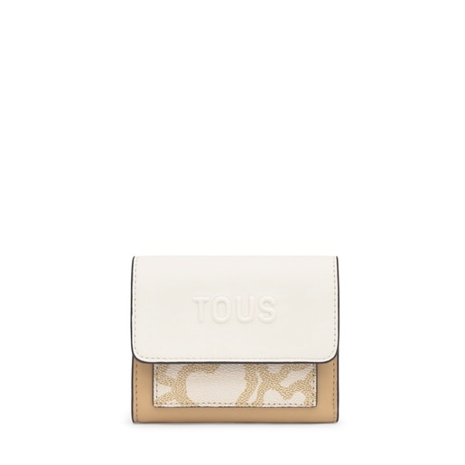 Sand-colored Flap Card wallet Kaos Icon