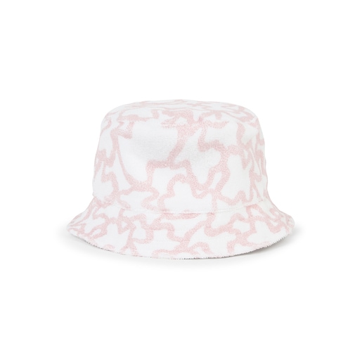 Terry cloth baby hat in Kaos pink | TOUS