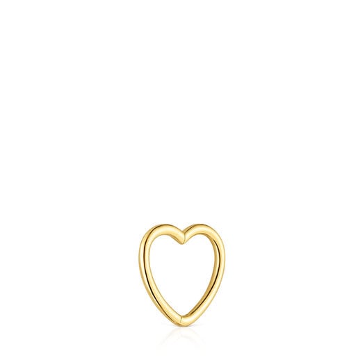 Gold TOUS Basics 1/2 Earring with heart motif