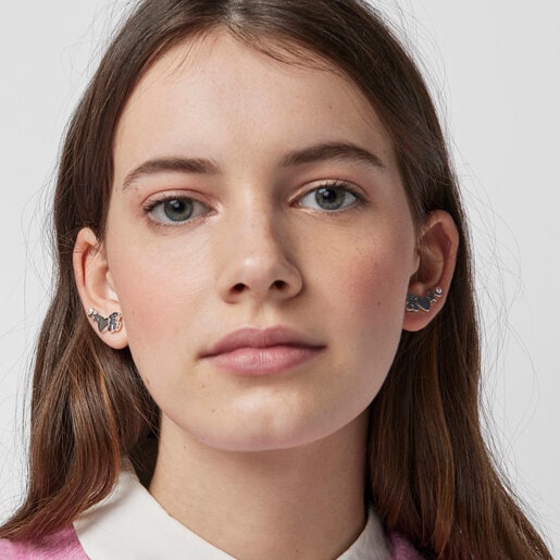 Серебряная каффа Nocturne с жемчугом