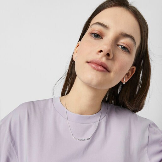 Collar Straight de Plata