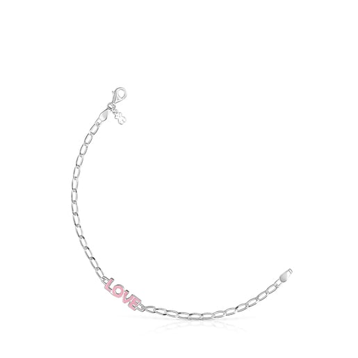 Lilac-colored TOUS Crossword Love Bracelet | TOUS