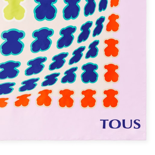 Foulard TOUS Nisia en polyester lilas