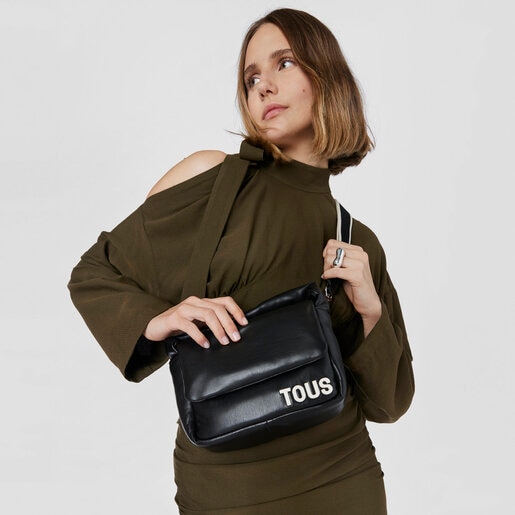 Bandolera pequeña negra TOUS Carol
