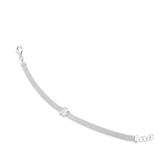 TOUS Mesh Silver Bear Bracelet | Westland Mall