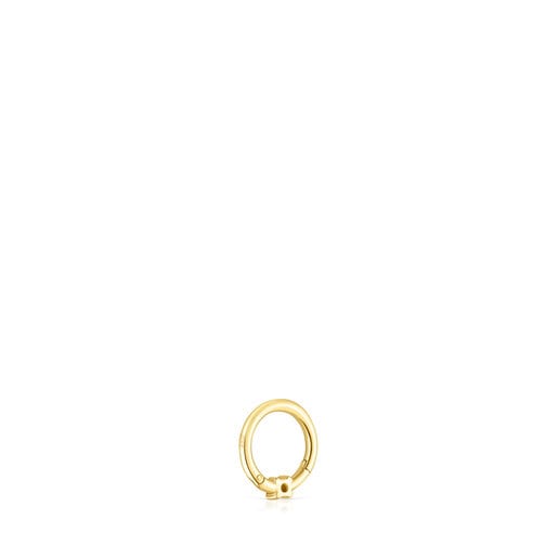 Gold TOUS Basics Ear piercing with diamond | TOUS