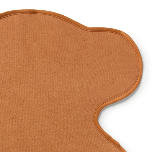 Bear-shaped travel changing mat in Geome beige