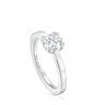 Anell solitari de platí amb diamant creat al laboratori 1,00 ct TOUS Essentials LGD