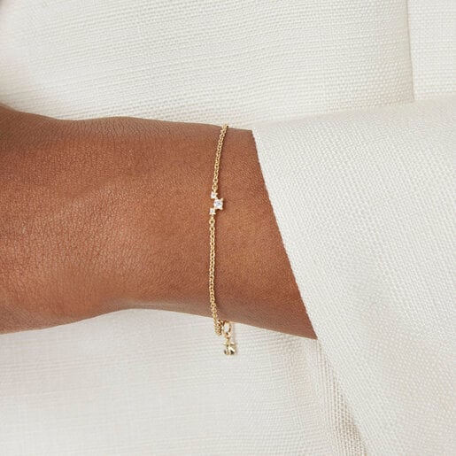 Gold Bracelet with diamonds Les Classiques