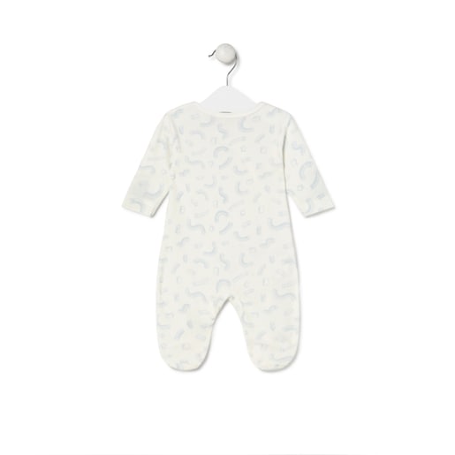Baby playsuit in Arc sky blue