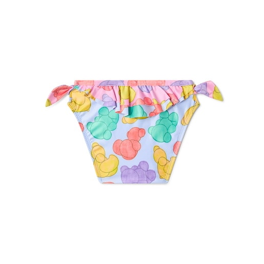 Girls bikini bottoms in Aqua sky blue