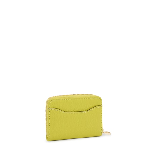 Lime green TOUS Sylvia Change purse