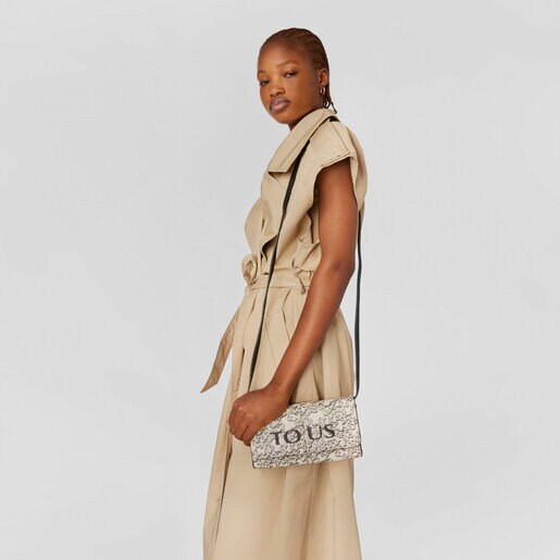 Beige TOUS Kaos Mini Terra Wallet